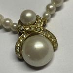 Women’s Beaded Costume Necklace Faux Pearl / Rhinestone Gold Photo 10