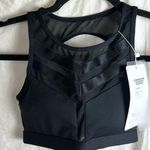 Queenieke  Wirefree Racerback Mesh Sports Bra Black Size Xsmall Photo 0