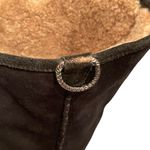 UGG  Daphne Womens Boots Black Size 11 Suede Shearling Lined 1008705 Discontinued Photo 8