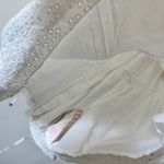 MINKPINK White Eyelet  Giovanna Tie Waist Mini Dress Photo 5