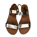 ANCIENT GREEK SANDALS CLIO SLINGBACK SILVER Women's Size 39 (8.5 Photo 2