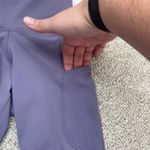 Nike Dri-Fit One High Waisted 8” Purple Biker Shorts With Pockets Sz XS NWT Photo 2