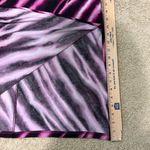 Bob Mackie wearable art sleeveless zebra print purple maxi dress size XS Photo 7