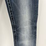 Miss Me  buckle blue beaded embroidered vintage 90s 2000s Y2K bootcut jeans 28x33 Photo 7