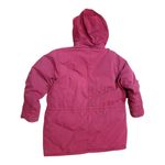 L.L.Bean Vintage Red Burgundy Goose Down Parka Coat removable hood size XL Photo 1