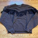 R.G. Kane brown sweatshirt with black fringe size small Photo 0