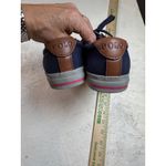 Ralph Lauren Polo  Vaughn Sneakers Women's Size‎ 7D Navy Canvas Low Top Photo 5