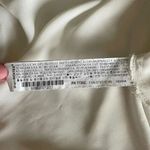 ZARA  Beige Tan Flutter Flowy Keyhole Closure Flowy Women’s Blouse SZ XS #1692 Photo 7