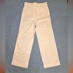 Gap  High-Rise White Wide-Leg Crop Pants Photo 1