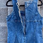 Vintage Spiegel Denim button up maxi skirt Large Blue Photo 6