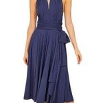 Dessy Collection Twist Wrap Dress Convertible Chiffon Women’s Size Small Purple Photo 0