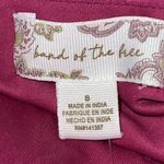 Band of The Free Kiss Me Fuschia Peplum Ruffle Tie Mini Dress NWT Size Small Pink Photo 7