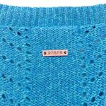 prAna V-Neck Sweater in Mosaic Blue, Size S New with Tag Photo 4