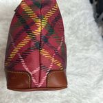 Dooney & Bourke Plaid Tartan Dome Handbag with Pebbled leather Photo 2