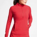Athleta Whittier Peak Half Zip Pullover | Size S | Hibiscus Red Photo 0