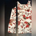 Loft Red Boxy Tank Top with Relaxed Fit Photo 8