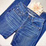 American Eagle  Vintage Button Fly High Rise Jeans Dark Wash Size 2 Photo 5