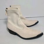 Free People Grand Teton Cowboy Boots Womens Western Rustic Boho Off White 39 Photo 1