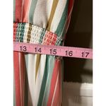 1. State Women's Multi Colored Striped Dress Size XL Collared Cotton Photo 7