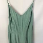 Topshop  Mint Green Tie Back Slip Midi Dress 8 Photo 4