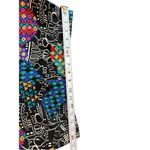 Laura Tanzer 100% Silk Bold Abstract European Cityscape Wide Leg Palazzo Pants L Black Size L Photo 11