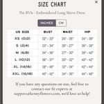 Kenny Flowers NEW WITH TAGS The BVIS Embroidered Long Sleeve Dress White Size M Photo 12