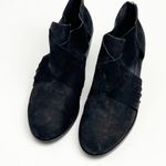 Eileen Fisher Walt Black Leather Side Cutout Cross Strap Heel Booties, Size 8.5 Photo 8