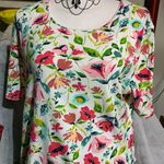 Time & Tru  Floral Top Photo 1
