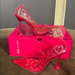 Barbie x ALDO Barbiestessy Collection Pink Translucent Pointed Toe Pumps 6.5 Photo 2