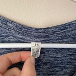 Under Armour Dark Blue Speckled Short Sleeve Shirt Athletic Yoga Gym Workout Photo 2