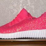 Pink Glitter Sneakers Size 9 Photo 0