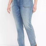 Lane Bryant Curvy Fit High-Rise Straight Jean - Light Wash Size 24 Photo 0