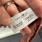 Natural Life  Rebecca Tiered Shirt Dress Rust Floral Midi Dress Size M Photo 9