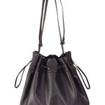 Halston Heritage black leather shoulder bag Photo 4