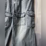 Forever 21  Premium Wide-Leg Cargo Jeans-Relaxed Fit Straight leg, size 28 New!! Photo 5