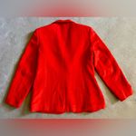 Chadwick's Chadwick’s Blazer Women’s Red Velvet Suit Jacket Size 10P Photo 5