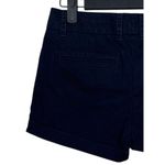 J.Crew Cotton Classic Chino Flat Front Slash Pocket Casual Shorts 000 Navy Blue Photo 5