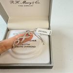 Macy's RH Macy’s & Co NWT 925 Sterling Silver 1/6 carat Diamond adjustable Bracelet Photo 2