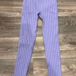 ZARA Purple Ribbed Leggings Size XS NWOT Tween Teen Photo 0