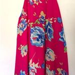 Everly Pink Floral Sundress Mini Women Sz Small Halter Neck Sleeveless Photo 1