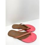 Tkees  Sandals Womens Size 5US Leather Countours Pink Brown Slip On Photo 2