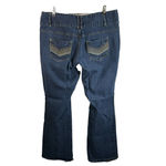 Culture Tribe Jeans Women's Size 13/14 Button/Zip. Flare leg Accented pockets Blue Photo 1