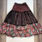 Mushroom by Perlei London Vintage Floral Midi Skirt XS Boho Gipsy Patchwork Photo 7