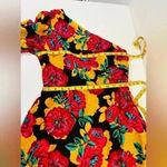 TALULAH La Maison Barcelona Bloom Mini Dress in Bright Bloom Size Medium $350 Photo 11