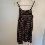 Wild Fable  Ribbed Fit & Flare Dress Black Stripe Photo 7
