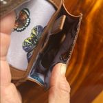 Anuschka  Embossed Brown Wallet Photo 3