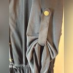 Michael Kors   No Iron Stretchy Black Jumpsuit 3/4 Gathered sleeve Tapered Leg XL Photo 3