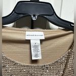 Alfred Dunner  Mesh Net Top Womens Medium 3/4 Sleeve Layered Necklace Blouse Photo 5