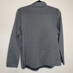 Chico's  Zenergy Size 2 12/14 Black Gray Textured Knit Mock Neck Shirt Photo 5