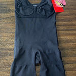  Spanxshape Invisible Black Mid-Thigh Bodysuit with Adjustable Straps Photo 0